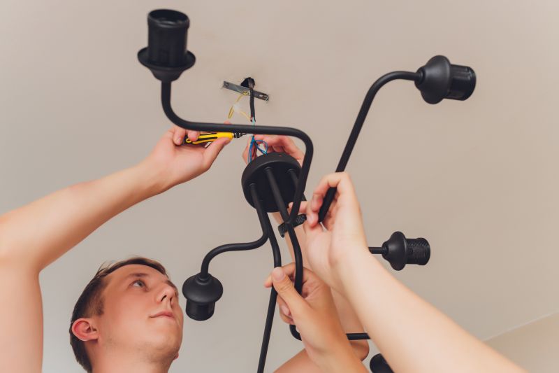 Chandelier Installation